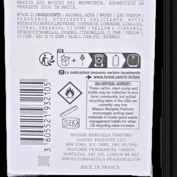 $170-Maison Margiela REPLICA Jazz Club EDT 3.4 OZ Batch 22X12YG - Picture 6 of 8